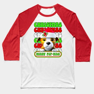 Merry Pup-mas Baseball T-Shirt